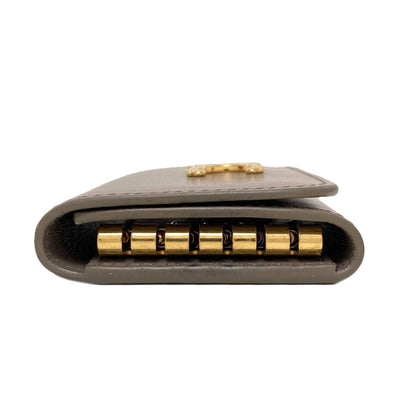 CELINE Triomphe key holder Calf Ladies [Used]