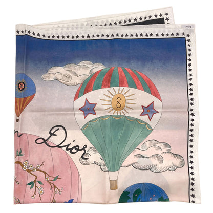 CHRISTIAN DIOR balloon Scarf Silk Ladies [Used]