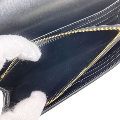 CELINE Triomphe Long wallet (with coin pocket) Calf Ladies [Used]