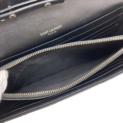 YVES SAINT LAURENT ChainShoulder V stitch Shoulder Bag Calf Ladies [Used]