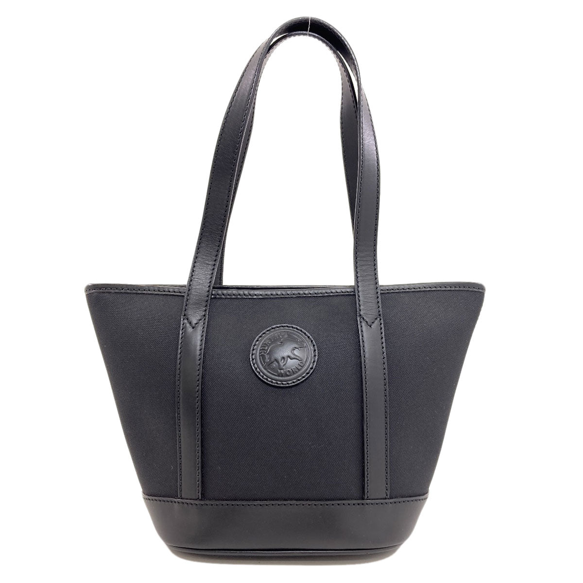 HUNTING WORLD logo Handbag Canvas LeatherLadies [Used]