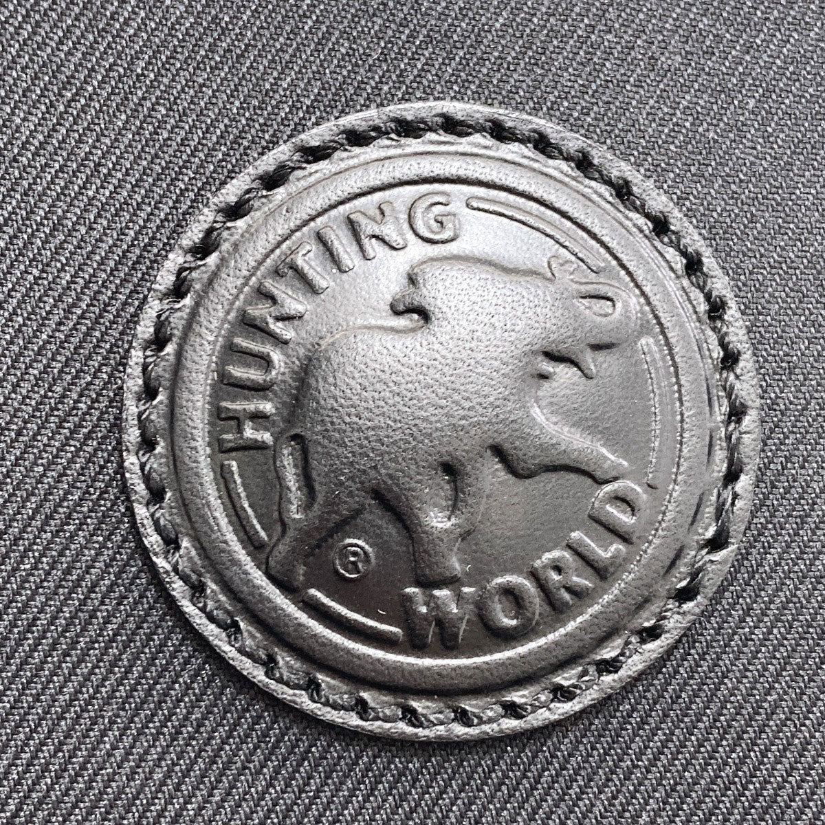 HUNTING WORLD logo Handbag Canvas LeatherLadies [Used]