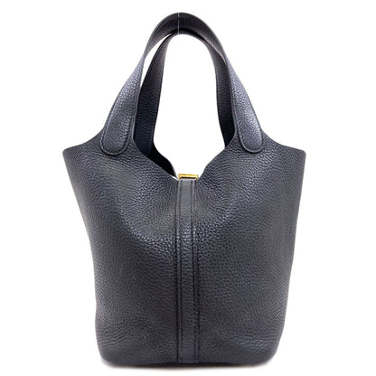 HERMES Picotin Lock PM GoldHardware Handbag Taurillon Clemence Ladies [Used]