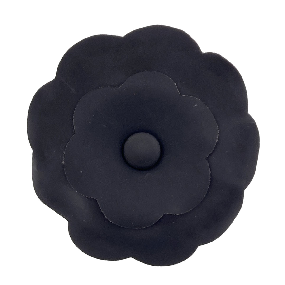 CHANEL Corsage Camelia Brooch Leather Ladies [Used]
