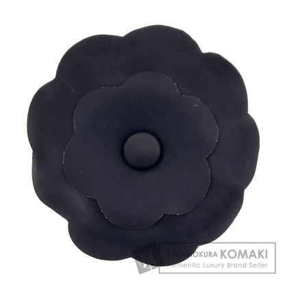 CHANEL Corsage Camelia Brooch Leather Ladies [Used]