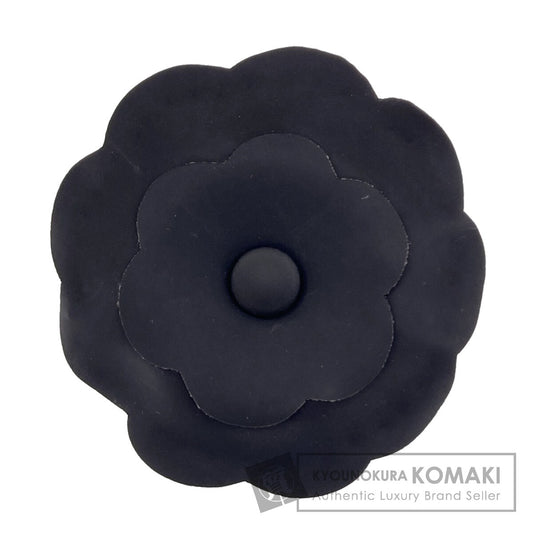 CHANEL Corsage Camelia Brooch Leather Ladies [Used]