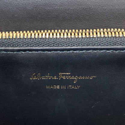 Salvatore Ferragamo Gancini Hardware Long Shoulder Shoulder Bag Leather Ladies [Used]
