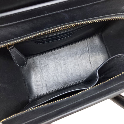 CELINE Luggage micro Handbag Canvas LeatherLadies [Used]