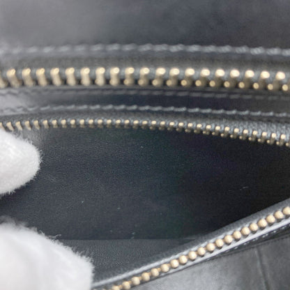 CELINE Luggage micro Handbag Canvas LeatherLadies [Used]