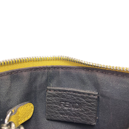 FENDI Zucca pattern Card Case Leather PVCLadies [Used]