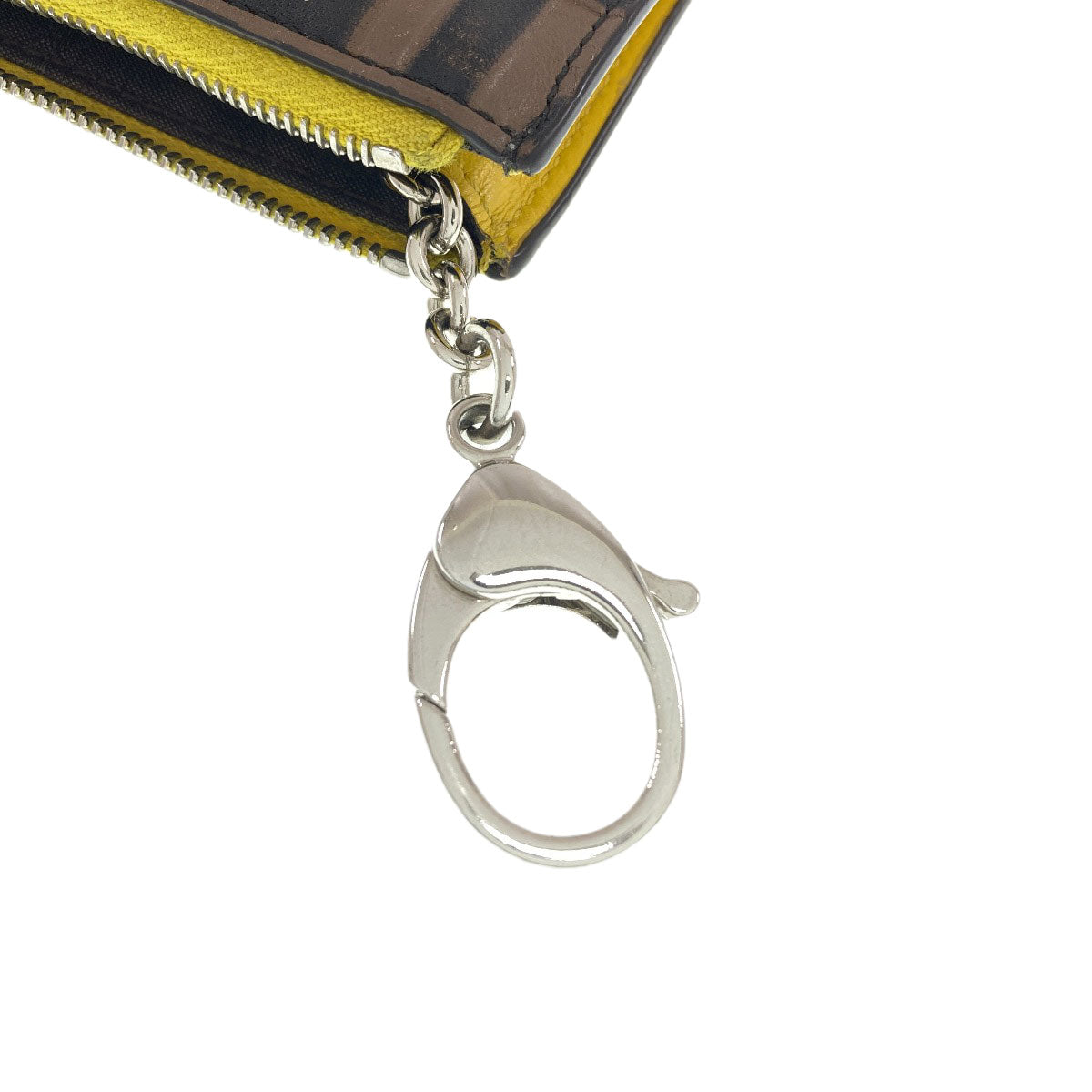 FENDI Zucca pattern Card Case Leather PVCLadies [Used]