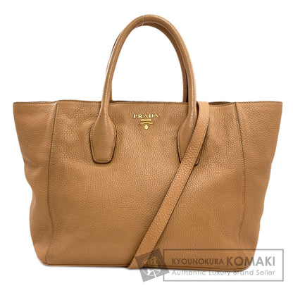 PRADA Logo 2WAY Handbag Leather Ladies [Used]