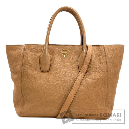 PRADA Logo 2WAY Handbag Leather Ladies [Used]
