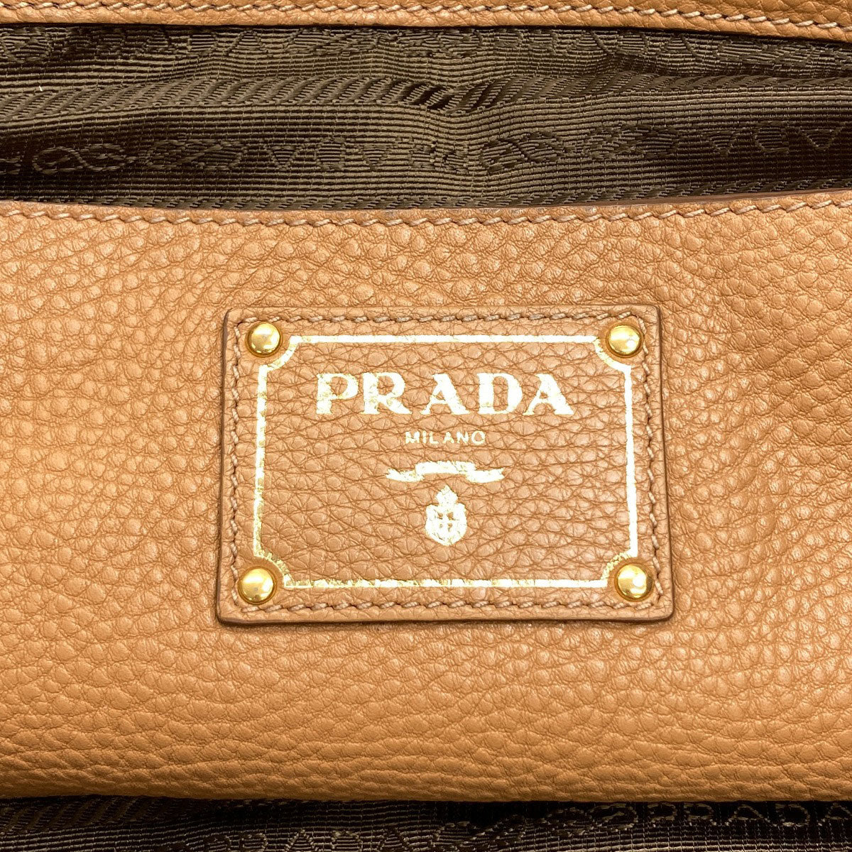 PRADA Logo 2WAY Handbag Leather Ladies [Used]