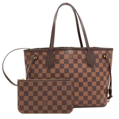 LOUIS VUITTON N40600 Never full PM Handbag Damier canvas Ladies [Used]