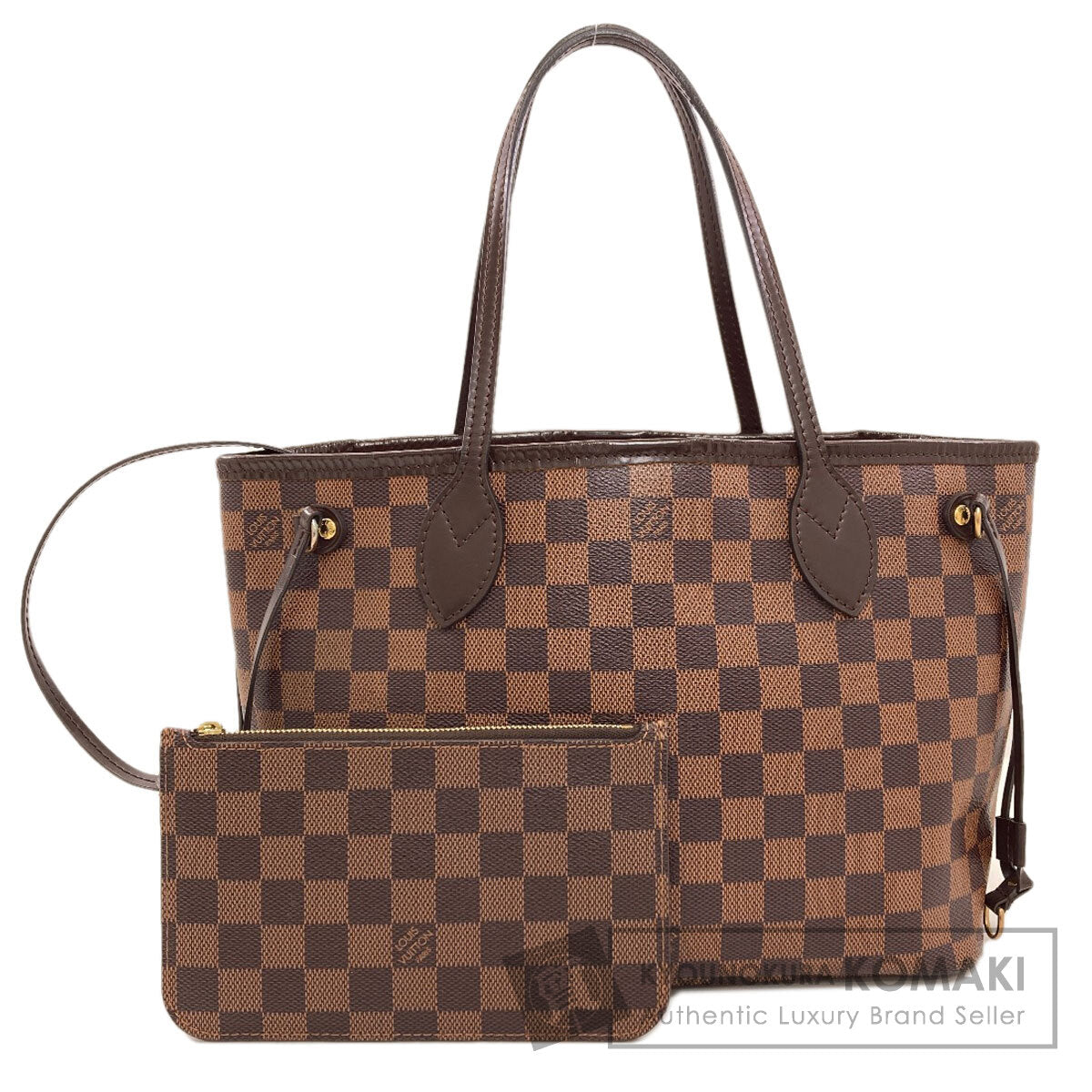 LOUIS VUITTON N40600 Never full PM Handbag Damier canvas Ladies [Used]