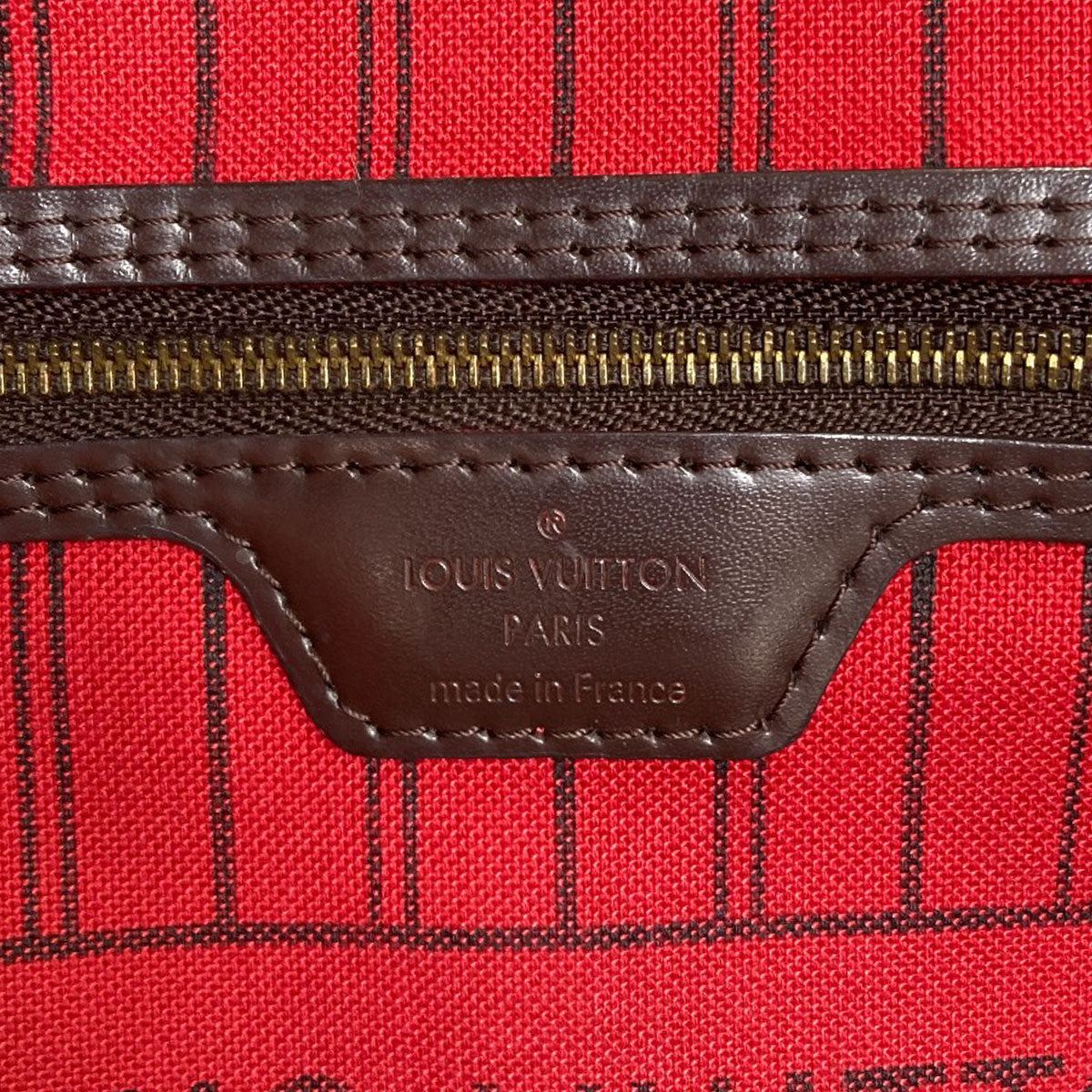 LOUIS VUITTON N40600 Never full PM Handbag Damier canvas Ladies [Used]