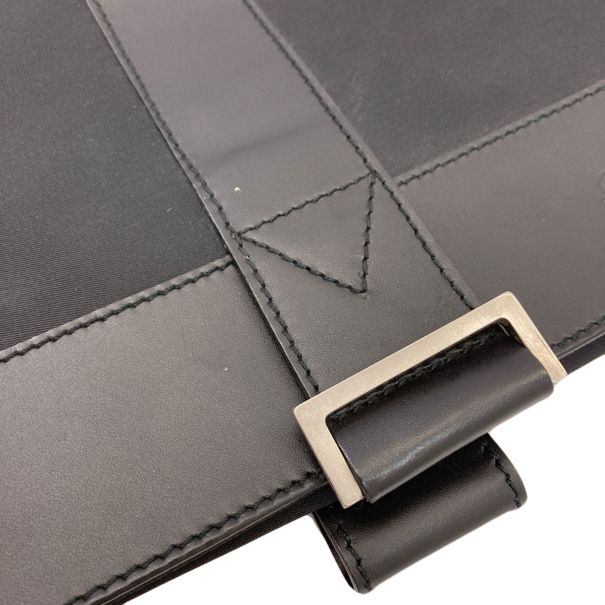 Salvatore Ferragamo logo Shoulder Bag Nylon Leathermens [Used]