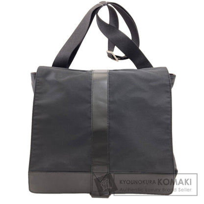Salvatore Ferragamo logo Shoulder Bag Nylon Leathermens [Used]