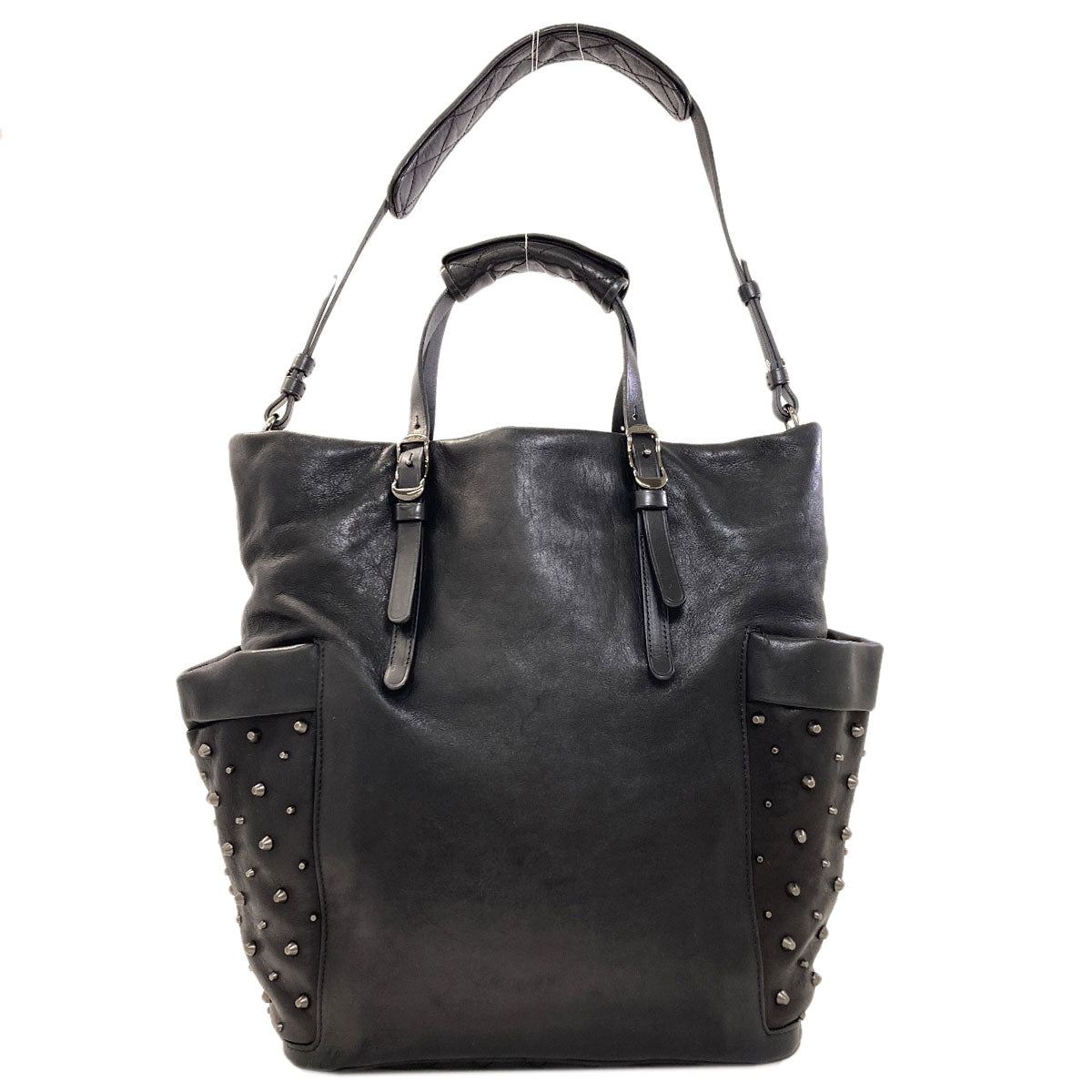 Jimmy Choo Studs 2WAY Handbag Leather Ladies [Used]