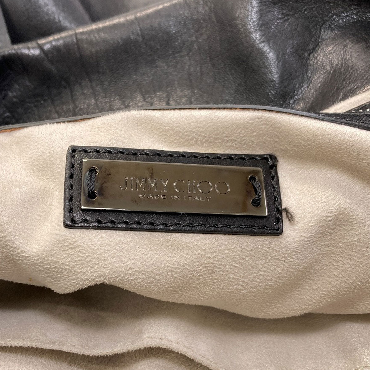 Jimmy Choo Studs 2WAY Handbag Leather Ladies [Used]