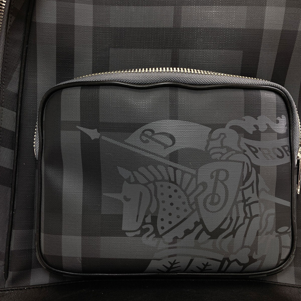 BURBERRY Rocco Checkpattern Backpack Â· Daypack PVC Ladies [Used]