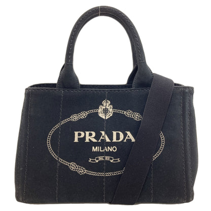 PRADA 1BG439 Canapa mini 2 WAY Handbag Canvas Ladies [Used]