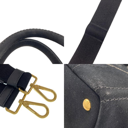 PRADA 1BG439 Canapa mini 2 WAY Handbag Canvas Ladies [Used]