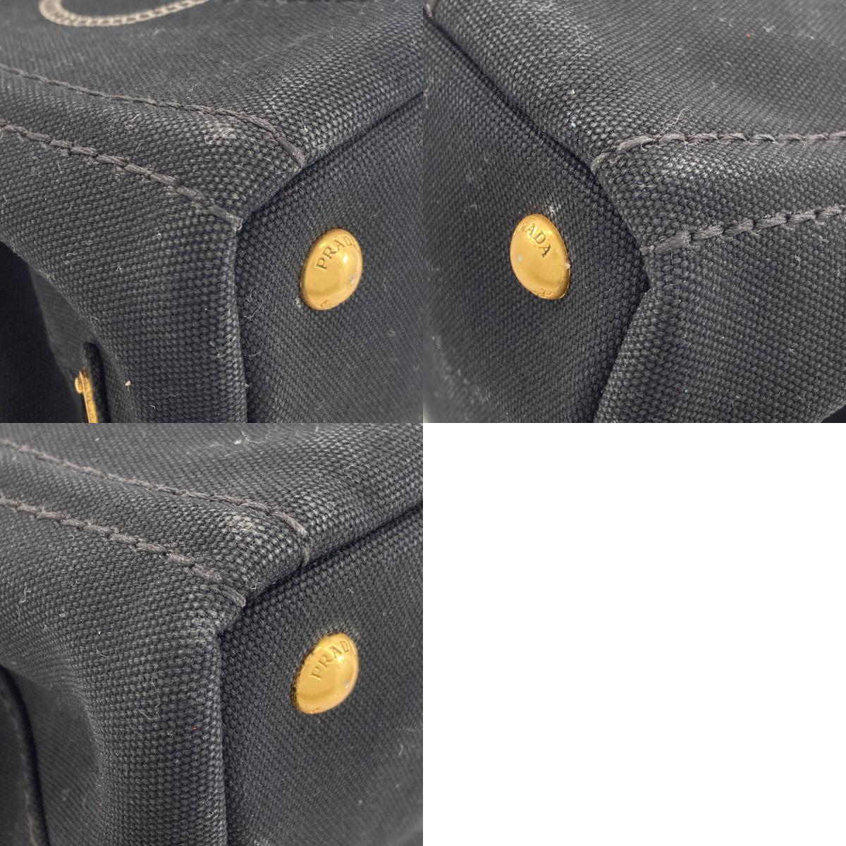 PRADA 1BG439 Canapa mini 2 WAY Handbag Canvas Ladies [Used]