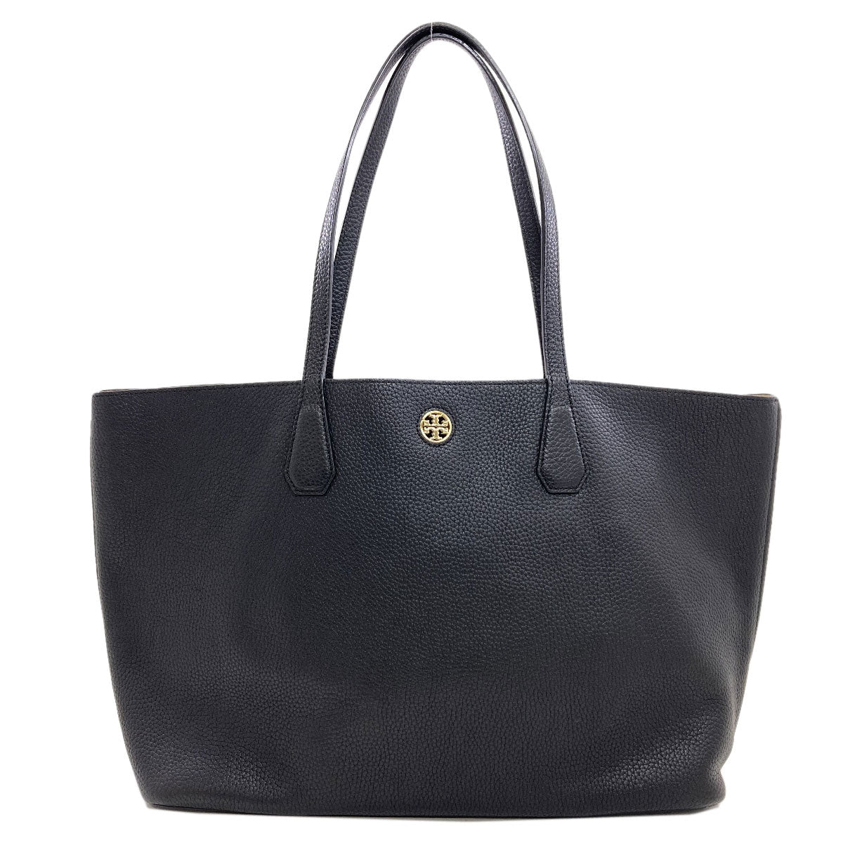 Tory Burch logo Tote Bag Leather Ladies [Used]