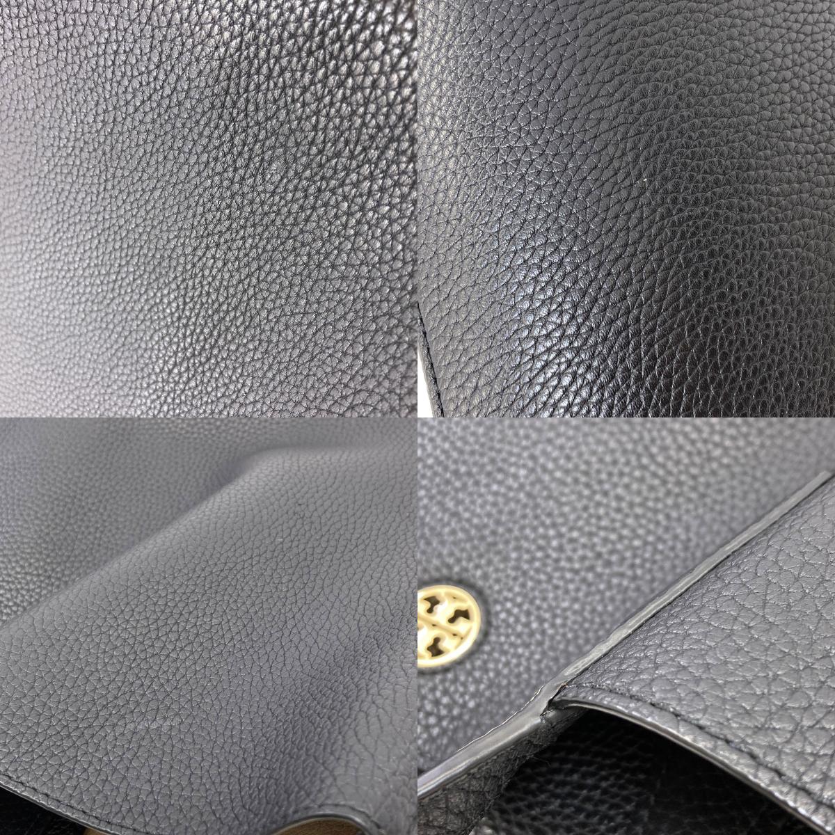 Tory Burch logo Tote Bag Leather Ladies [Used]