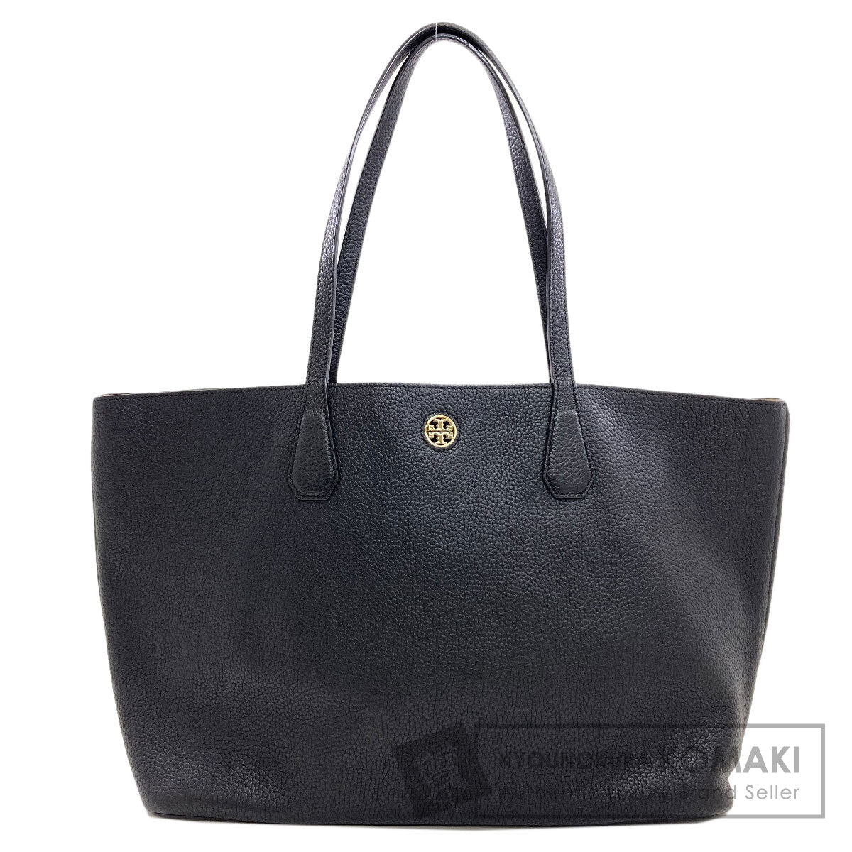 Tory Burch logo Tote Bag Leather Ladies [Used]