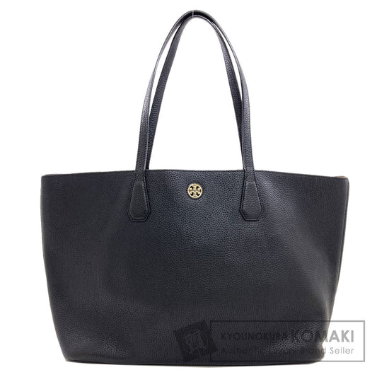 Tory Burch logo Tote Bag Leather Ladies [Used]
