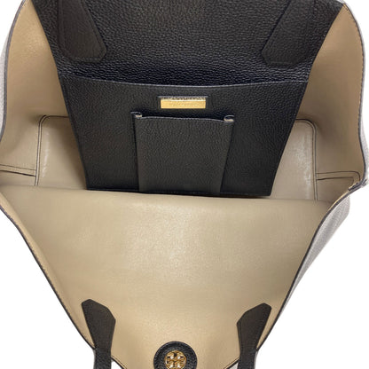 Tory Burch logo Tote Bag Leather Ladies [Used]