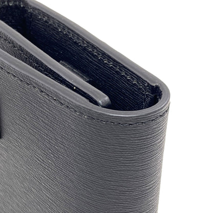 Dunhill Sidecar Gunmetal key holder Leather mens [Used]