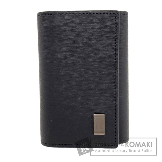 Dunhill Sidecar Gunmetal key holder Leather mens [Used]