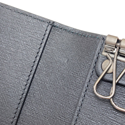 Dunhill Sidecar Gunmetal key holder Leather mens [Used]