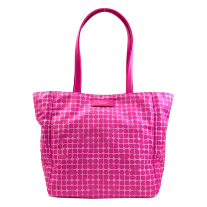 kate spade Noel Jacquard Large Tote Tote Bag Polyester LeatherLadies [Used]