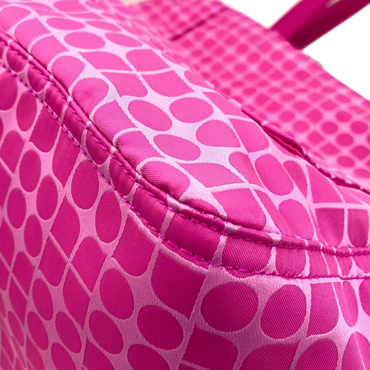 kate spade Noel Jacquard Large Tote Tote Bag Polyester LeatherLadies [Used]