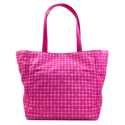 kate spade Noel Jacquard Large Tote Tote Bag Polyester LeatherLadies [Used]