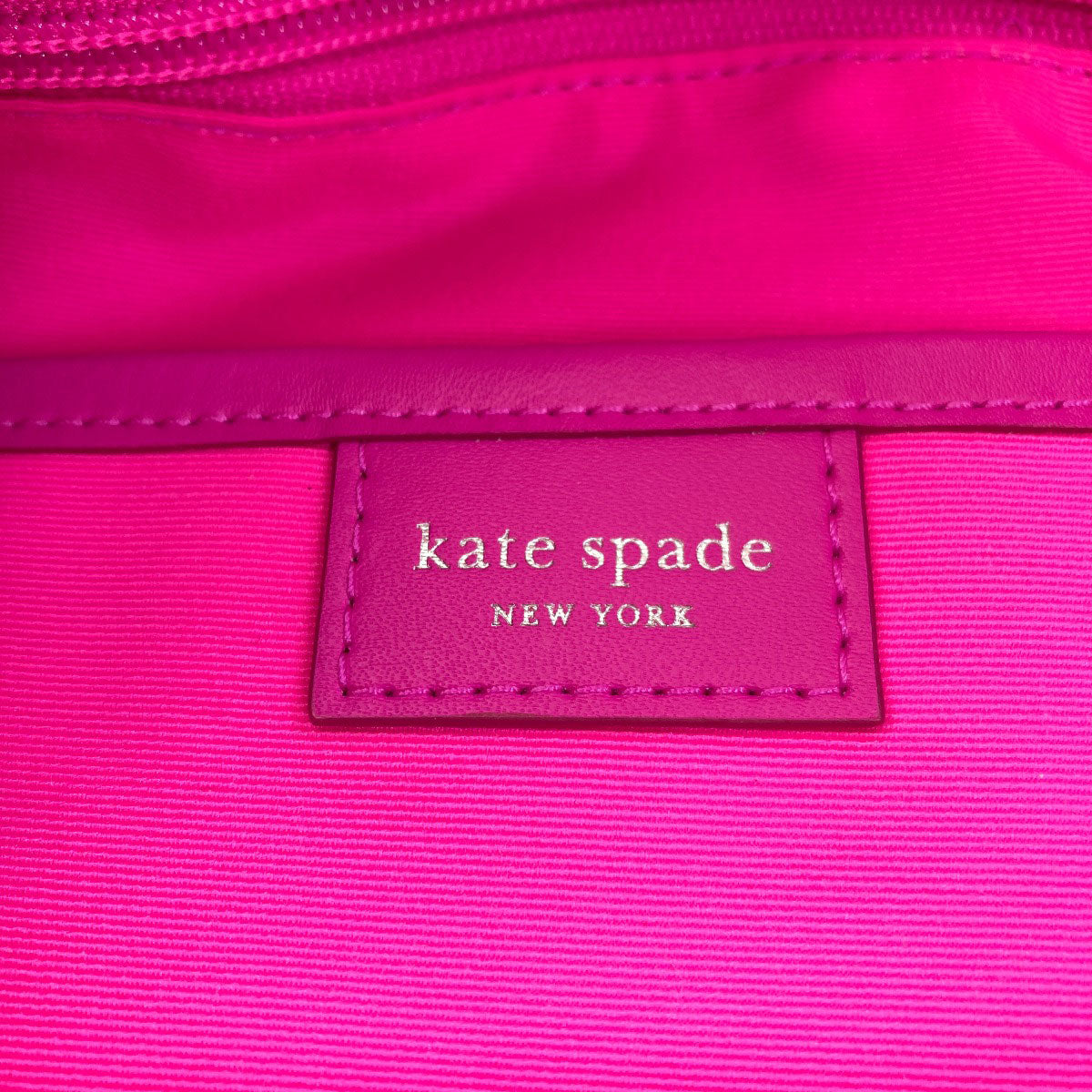 kate spade Noel Jacquard Large Tote Tote Bag Polyester LeatherLadies [Used]