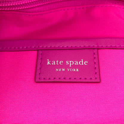 kate spade Noel Jacquard Large Tote Tote Bag Polyester LeatherLadies [Used]