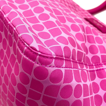 kate spade Noel Jacquard Large Tote Tote Bag Polyester LeatherLadies [Used]