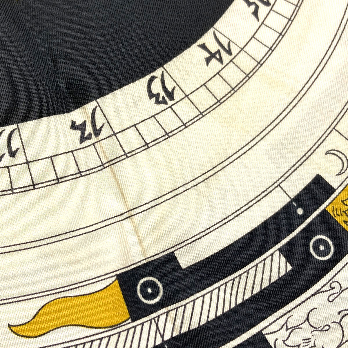 HERMES Carre90 Astrology Scarf Silk Ladies [Used]