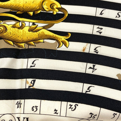HERMES Carre90 Astrology Scarf Silk Ladies [Used]
