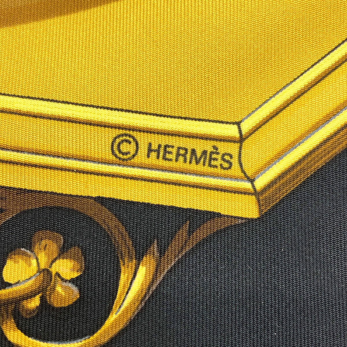 HERMES Carre90 Astrology Scarf Silk Ladies [Used]