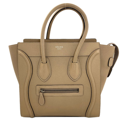 CELINE Luggage micro Handbag Calf Ladies [Used]