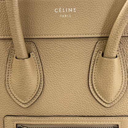 CELINE Luggage micro Handbag Calf Ladies [Used]