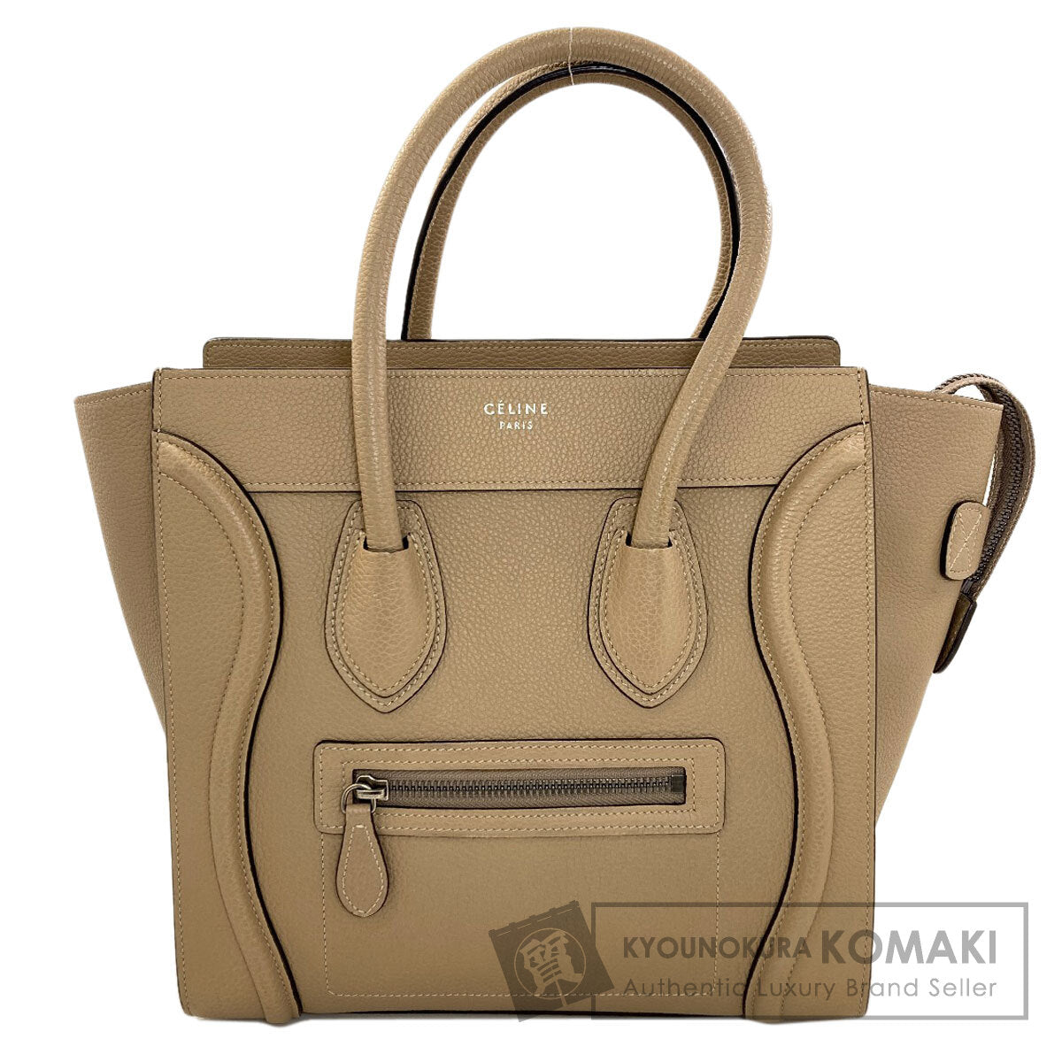 CELINE Luggage micro Handbag Calf Ladies [Used]