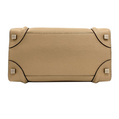 CELINE Luggage micro Handbag Calf Ladies [Used]